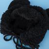 [jbluelover] Kigurumi Cap with Ears, Fur Hat for Women, Fluffy, Cozy, Fleece Lined, Warm, Cold Protection, Bear Ears, Cute Animal Hat, Costume, Cospla