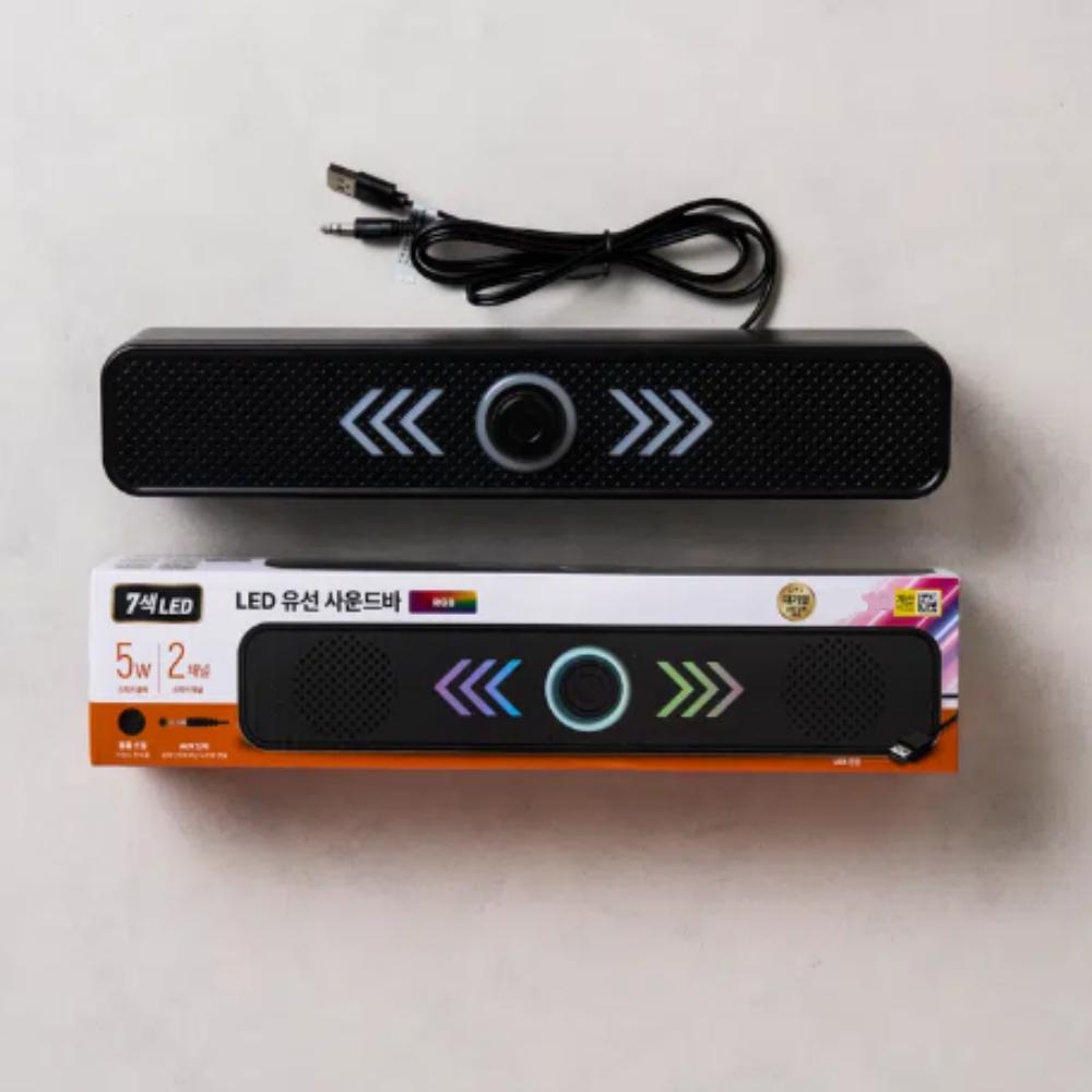 Светодиодная проводная USB звуковая панель