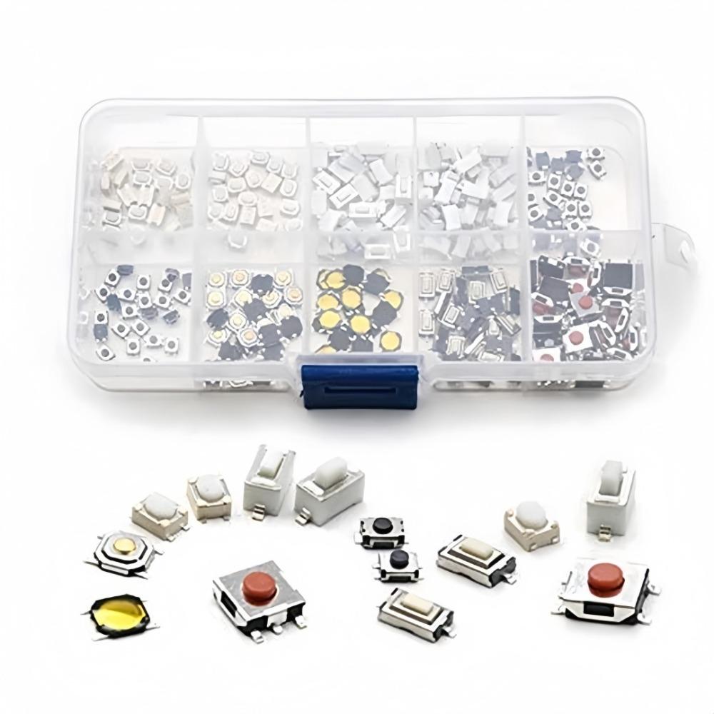 250/200/100pcs Car Remote Control Switch Buttons 25 Patches In 10 Specifications for Tablet Computer Car Key Button Switch Relay Switches Seat 3