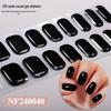 Zhengxiang Japanese Style UV Gel Nail Stickers - Solid Color, Semi-Cured, Popular Light Curing Design