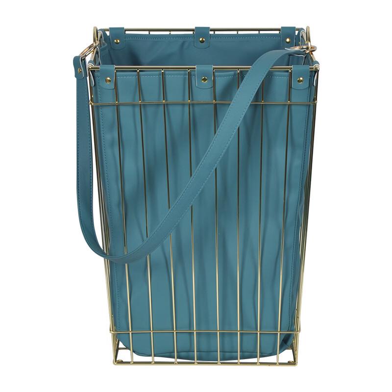 Modern Leather Laundry Hamper