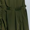 MAXZA Zip Up String Pintuck Flap Pocket Long Skirt Zc09qs008on