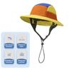 Klobouk na ochranu proti slunci Měkký prodyšný, široký okraj odolný proti UV záření, voděodolný klobouk proti slunci s nastavitelným páskem na bradu