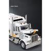 1/24 Peterbilt 389 Tractors Truck Alloy Toy Car Model Wheel Steering Sound and Light Children's Toy Collectibles Birthday Gift