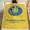 1PC Lokomotive Leipzig 6 Print Flannel Blanket, High Quality Comfortable for All Seasons, Home Decor, Warmth and Comfort, Perfect for Christmas Gifts