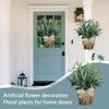 Décoration florale artificielle, plantes florales pour porte d'entrée