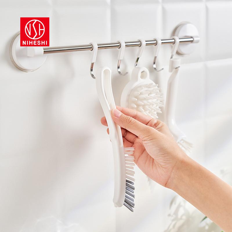 Plastic Ergonomic Bathroom Floor Brush For Tile And Cleaning Grout