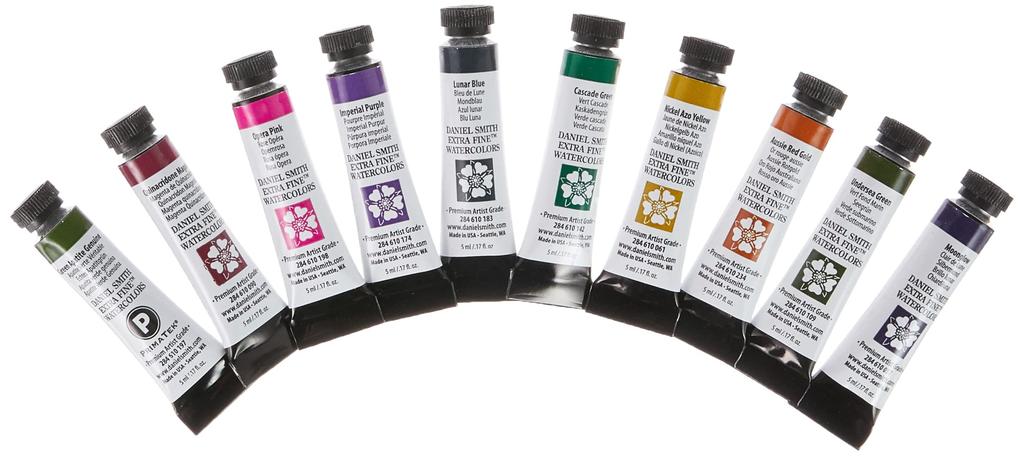 Daniel Smith Transparente Aquarellfarbe Extra Fein Gene Haines Meister-Set 10 Farben Set 5ml (Nein. 2) 285610223