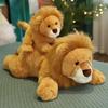Stylish Lion Plush Doll Adorable Simulation Lion Doll Fully Filled Ornament Stuffed Animal Simulation Lion Doll Ornament