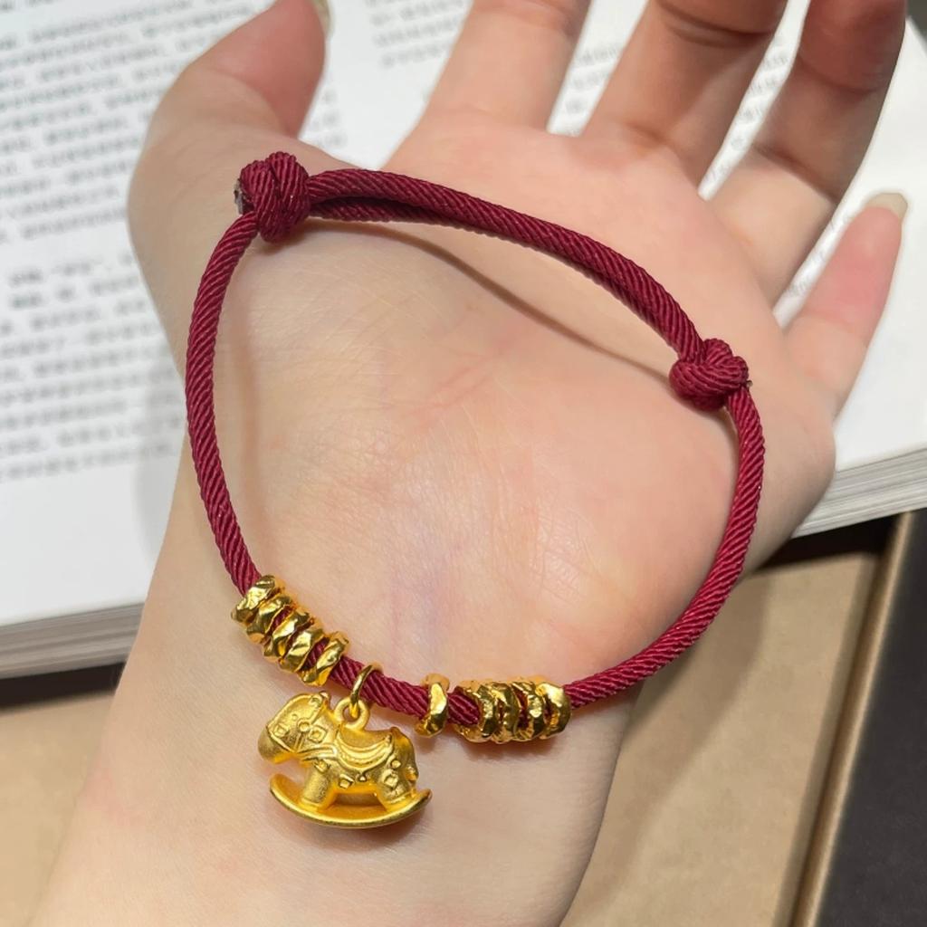Hot Selling Zodiac Horse Bracelet Women's Light Luxury Niche Red Bracelet Temperament Versatile Bracelet