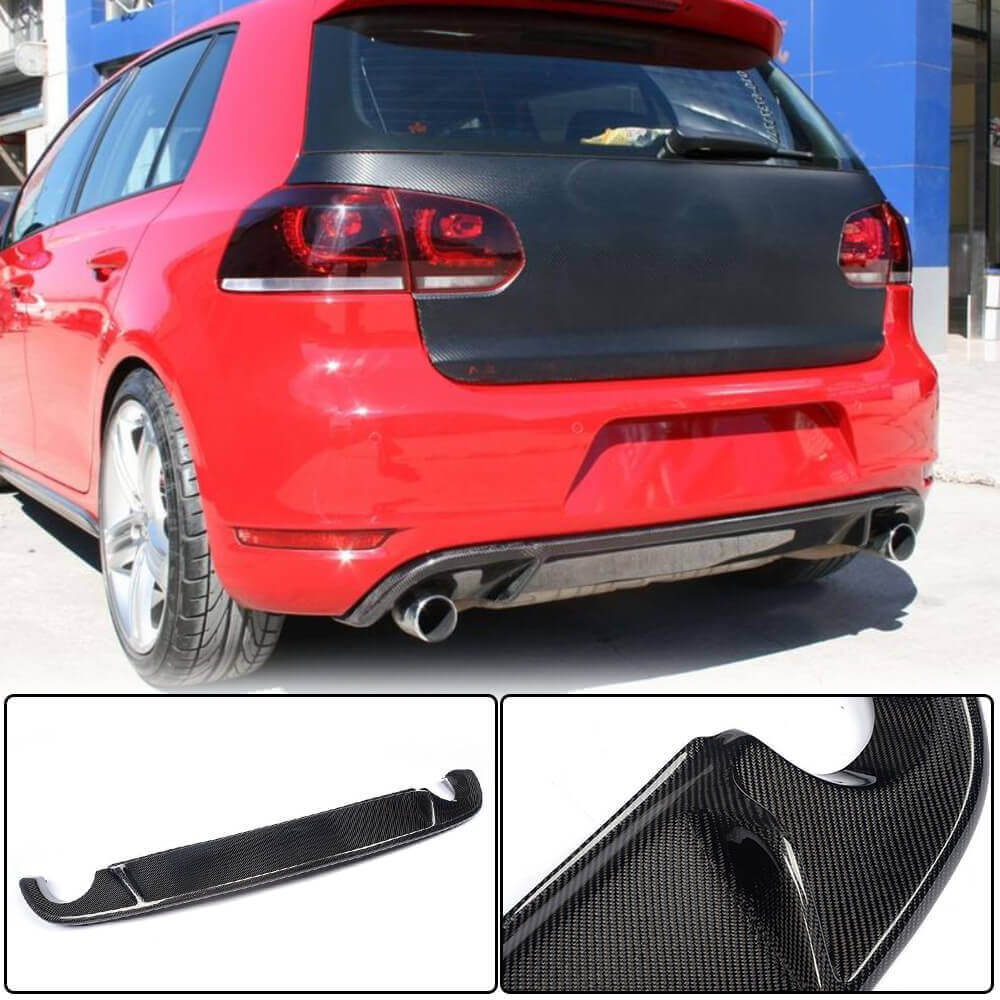 

Rear bumper diffuser V2 (for GTI HB 2010-2013, Carbon) for Volkswagen Golf 6