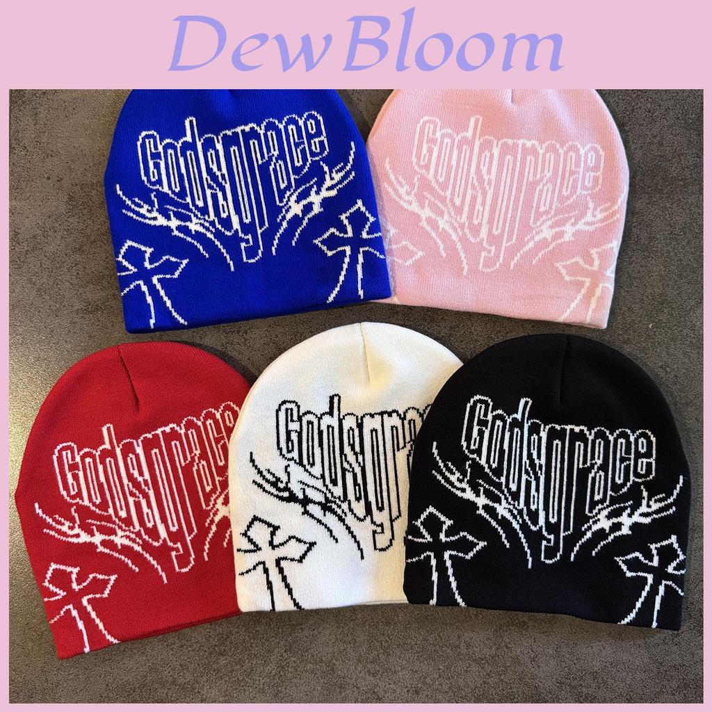 Fashionable Letter Printed Neutral Casual Warm Knitted Hat For Streetwear And Warmth