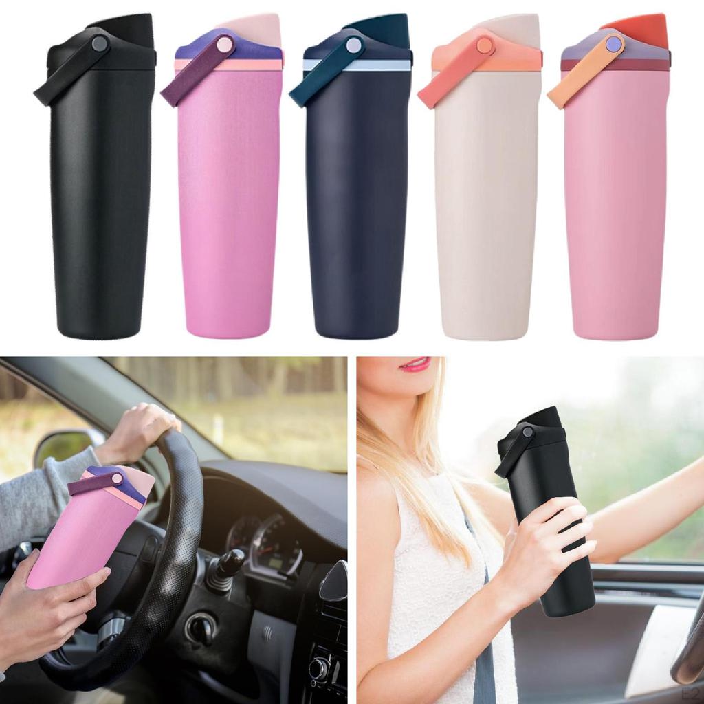 Insulated Water Bottle 30oz/900ml Outdoor Portable Keep Drinks Thermal Mug for Backpacking