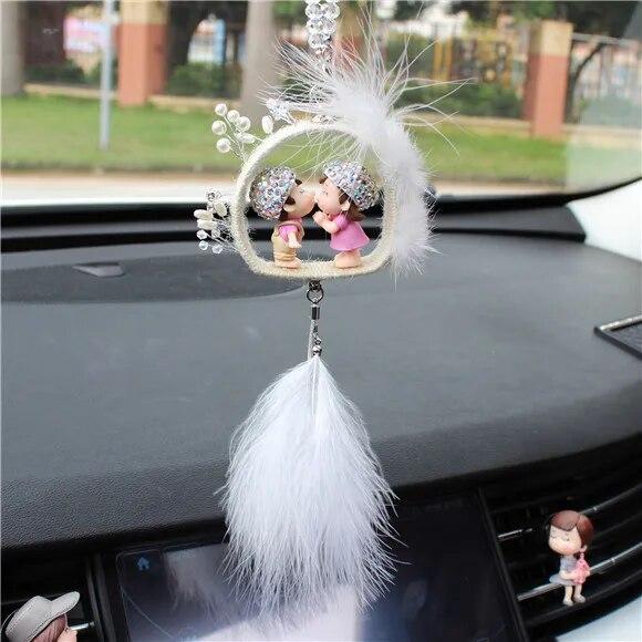 Автомобильный кулон с мультяшным кристаллом и бриллиантами — фото 8