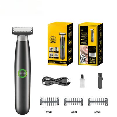 Barbeador Elétrico One Blade Recarregável USB Aparador de Barba Elétrico Lavável Segurança Lâmina de Rosto Máquina de Barbear para Homens