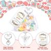 Pack Of 30 Guardian Angel Pendants, Wedding Favours, Guardian Angel With Organza Bag, Paper Pendant For Wedding, Christening