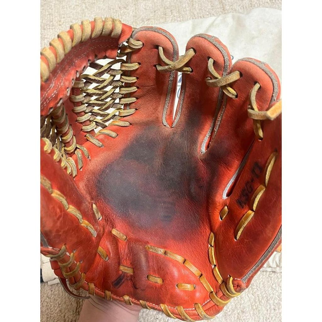 Used Kubota Slugger Hardball Infielder Gloves KSG-T1 Toritani Player Case Included