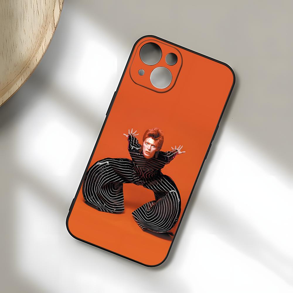 Singer D-David Bowie Phone Case For IPhone 17 Pro Max 15 Pro 16 14 Plus 12 13 Mini 11 Pro Shockproof Soft Cover
