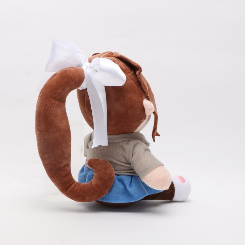 FumoFumo Monika Pluszowa Lalka Anime Gadżet Doki Doki Klub Literacki Kreskówkowa Lalka Zabawka dla Dzieci Prezent na Urodziny Wystrój Domu