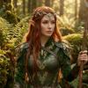 Leaf Wreath Elf Headband Simulate Tree Leaves Forest Garland Tiara Floral Headband  Flower Fairy