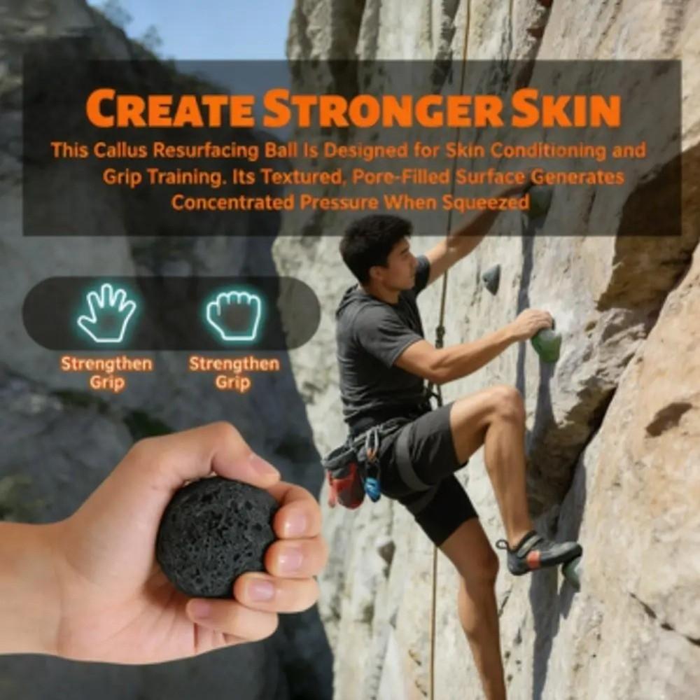 Porous Texture Hand Callus Ball Grip Strength Training Ball  For Climbers Weightlifters