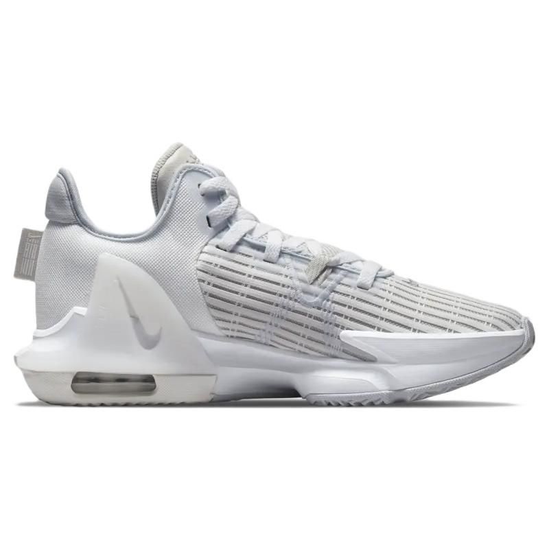 Nike LeBron Witness 6 Summit White Metallic Pewter Men Sneakers Light-Bone Aura CZ4052-102