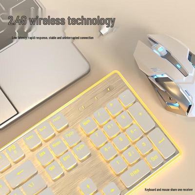 EWEADN X7S Wireless Rechargeable Keyboard and Mouse Combo