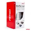 Exhaust Muffler Tip Stainless Steel Mt 023 Chrome Amio-02355