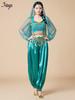 Halloween Princess Jasmine Cosplay Costume: Belly Dance & Stage Performance Set