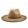 European and American fashion new spray paint gradual change color jazz hat men and women woolen top hat
