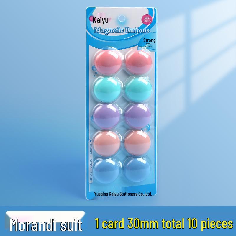 Morandi Colored Magnetic Particle Stickers: Strong Magnet for Blackboard & Whiteboard