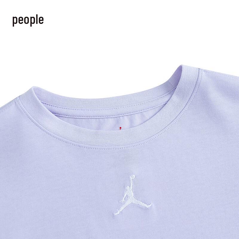 Nike Jordan AJ Sommer-T-Shirt mit kurzen Ärmeln für Mädchen