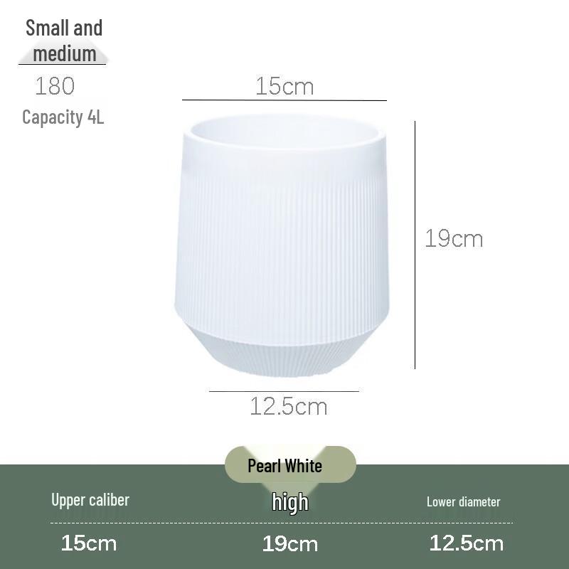 KEYSHEEL Nordic Style Tall Plastic Flower Pot