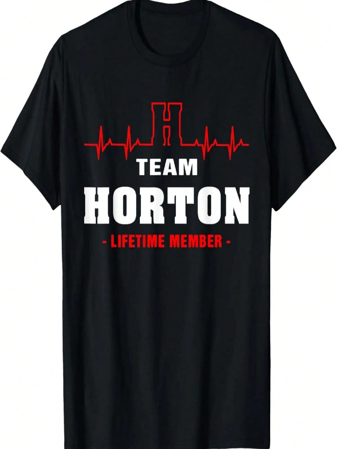 HORTON Surname Family Last Name Team HORTON Lifetime Member T-Shirt S