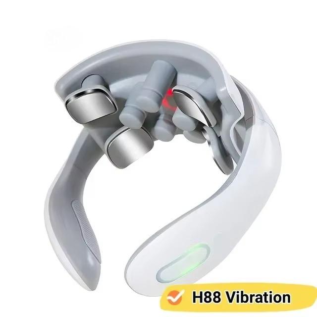 Smart Neck Massage Shoulder Neck Massage Cervical Vertebra Vibrator Heating Relieve Pain Magnetic Pulse Neck Massage Instrument