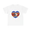 Heart Flag of Eswatini - T Shirt