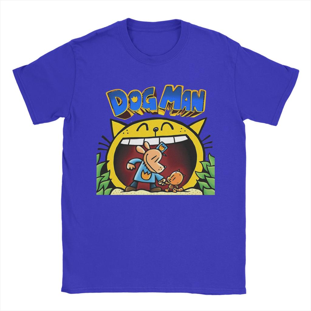 Dogman Cartoon Kids Dog Man TShirts Men Fashion 100 Cotton Tee Shirt Crewneck Short Sleeve T Shirt Summer Tops
