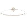 Great TIFFANY&Co. Bangle Daisy flower Combi bracelet Silver 925 Women Used