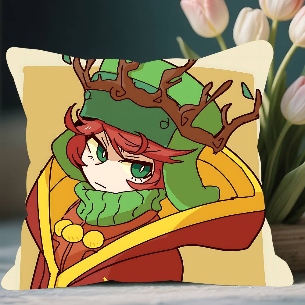South Park K-Kyle Pillowcase Toon Gift Cushion Cover Bedroom Home Sofa Chair Seat Decor Pillow Case