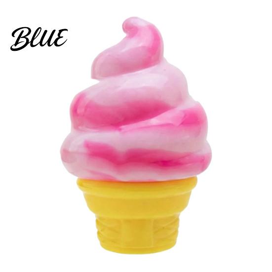 Stress Relief Toy Mini Ice Cream Cone Squeeze Cute TPR Fidget for Soft Reliever Kids Adults Slow-Rising Decompression Gadget Anxiety Boredom