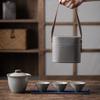 Activities To Send Customers To Send Employees Small Gifts Outdoor Travel Tea Set with Bag Store Celebration Souvenirs