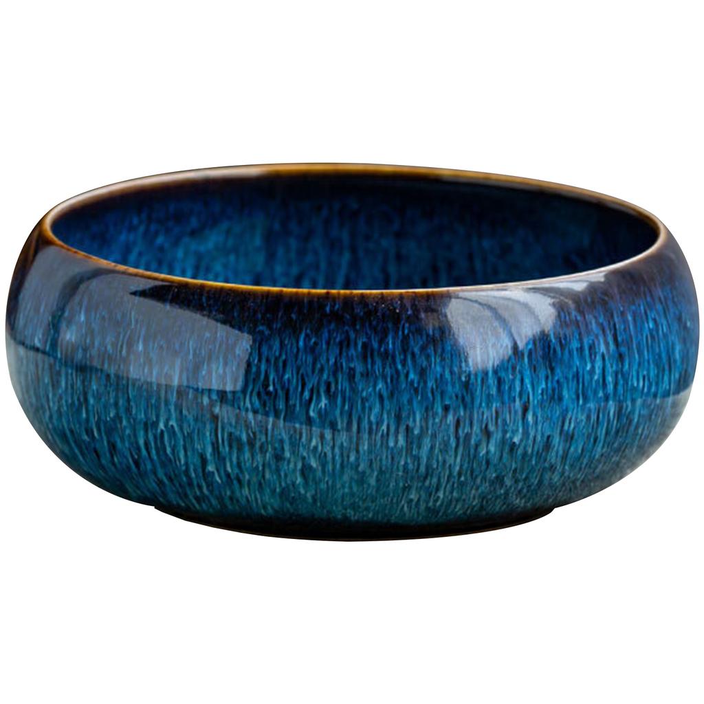 Creative Elegant Ceramic Flower Bowl for Indoor Gardens Water Lilies and Small Fish No Drainage Design Leak Prevention