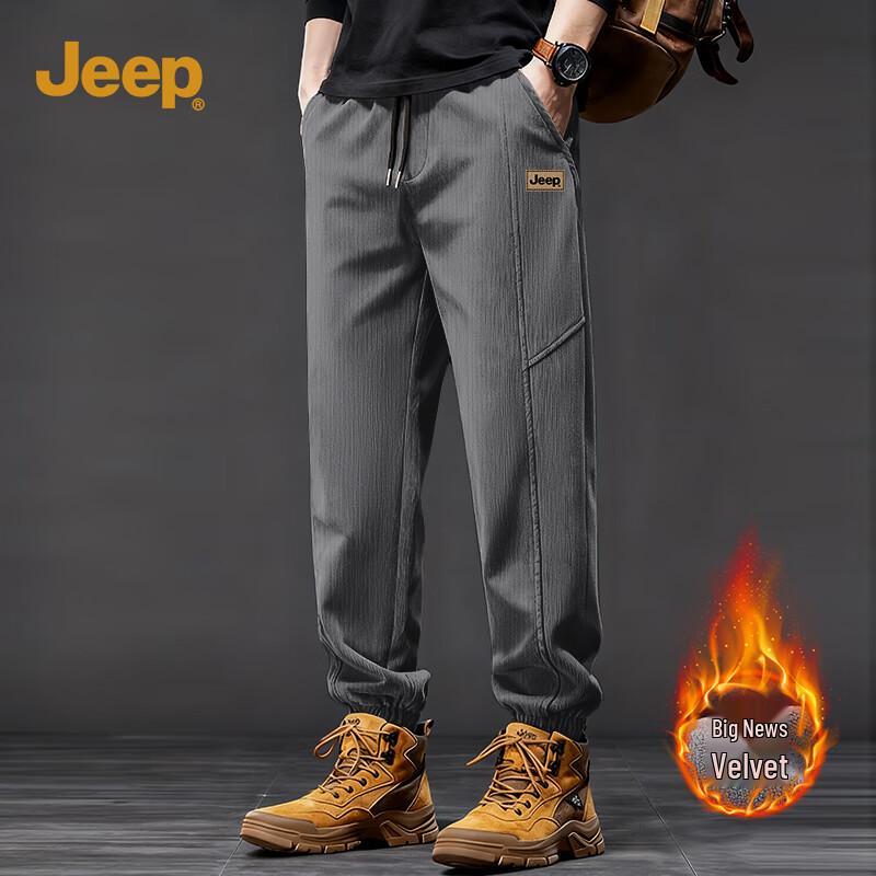 

JEEP Men s Winter Warm Retro Casual Jogger Pants M