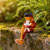 Frog Garden Statue Metal Decoration Weatherproof for Yard