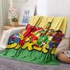 Sesame Street Flannel Blanket, High quality Comfortable for All Seasons, Home Decor, Warmth and Comfort