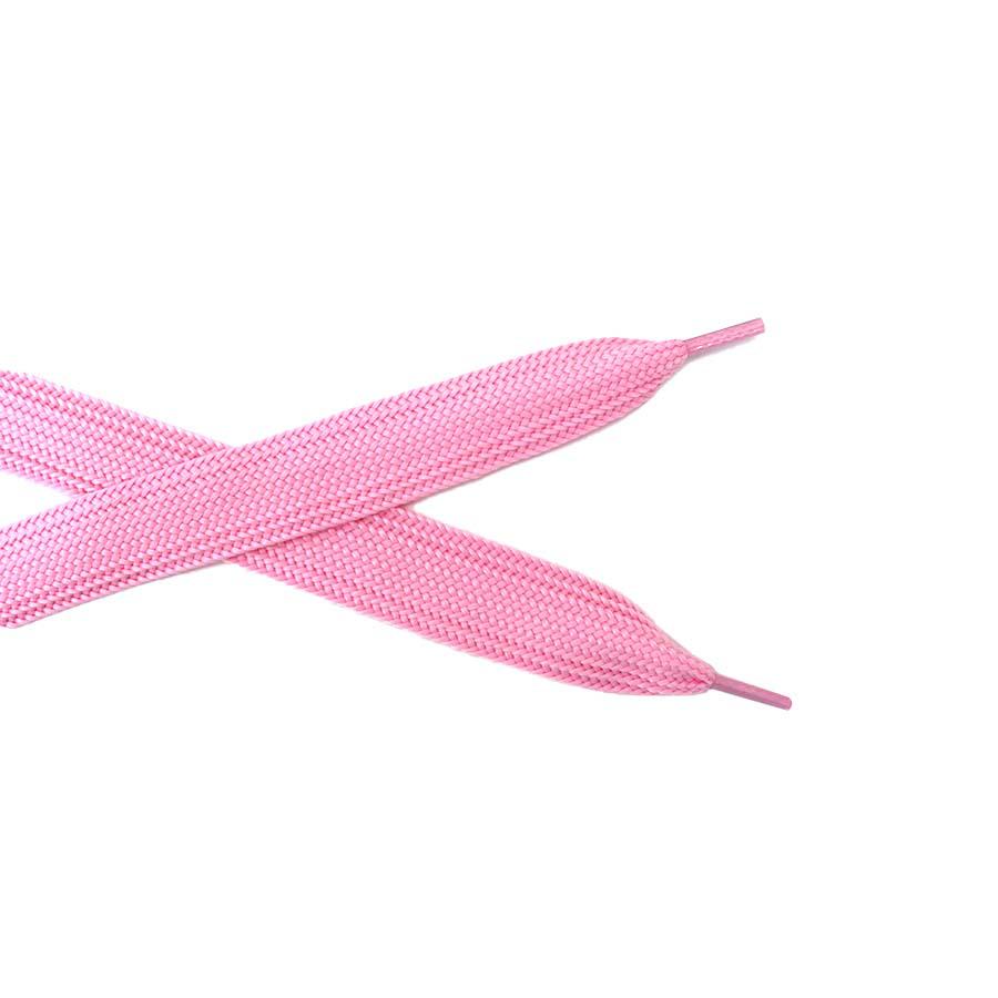 Kurojin 2,5 cm bred platt skosnöre för McQueen bräda skor - Enfärgad, Enkelt lager