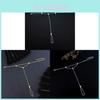Modern Geometric Zirconia Womens Chain Bracelet With Electroplated Finish For Gift Travel