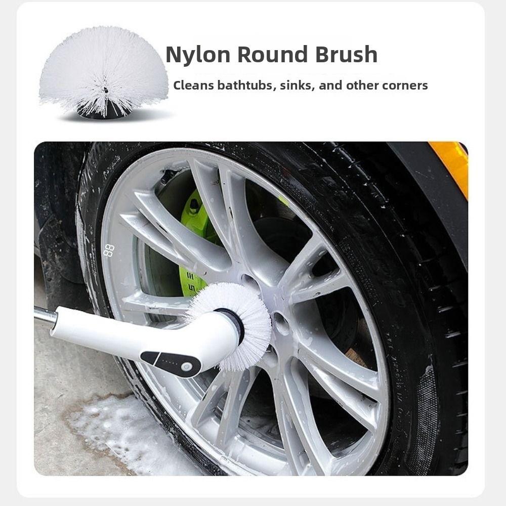 Handheld Electric Cleaning Brush Rechargeable Electric Spin Scrubber  Bathroom Cleaning