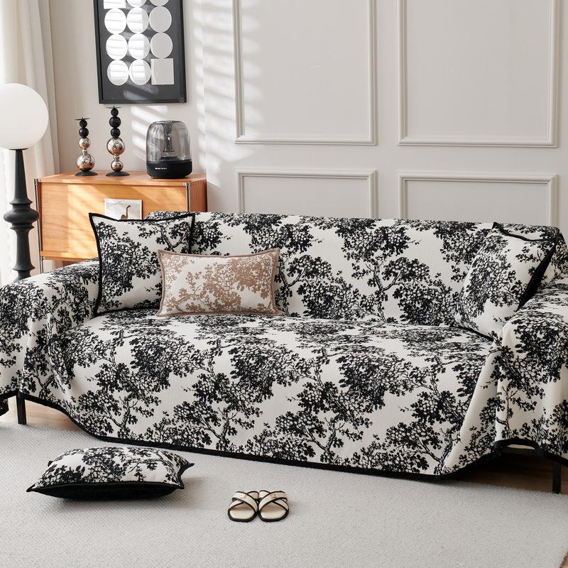 Luxury Jacquard Sofa Cover Towel Blanket Universal Chenille Soft One Piece Couch Throw Chair Protector Dropshipping