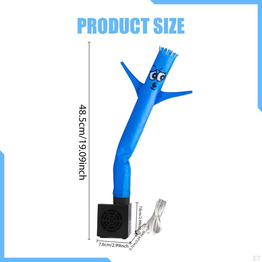 Man Dancing Inflatable Tube Figure USB Air Blower PP Material Tabletop Guy Suitable for Desk